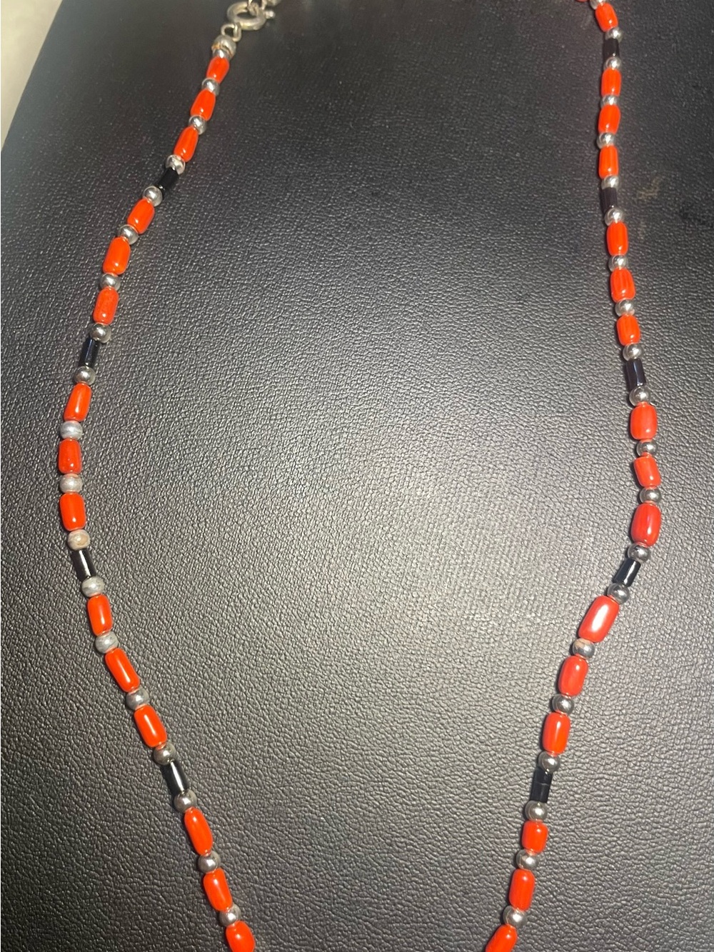 Natural Mediterranean coral Women's Necklace